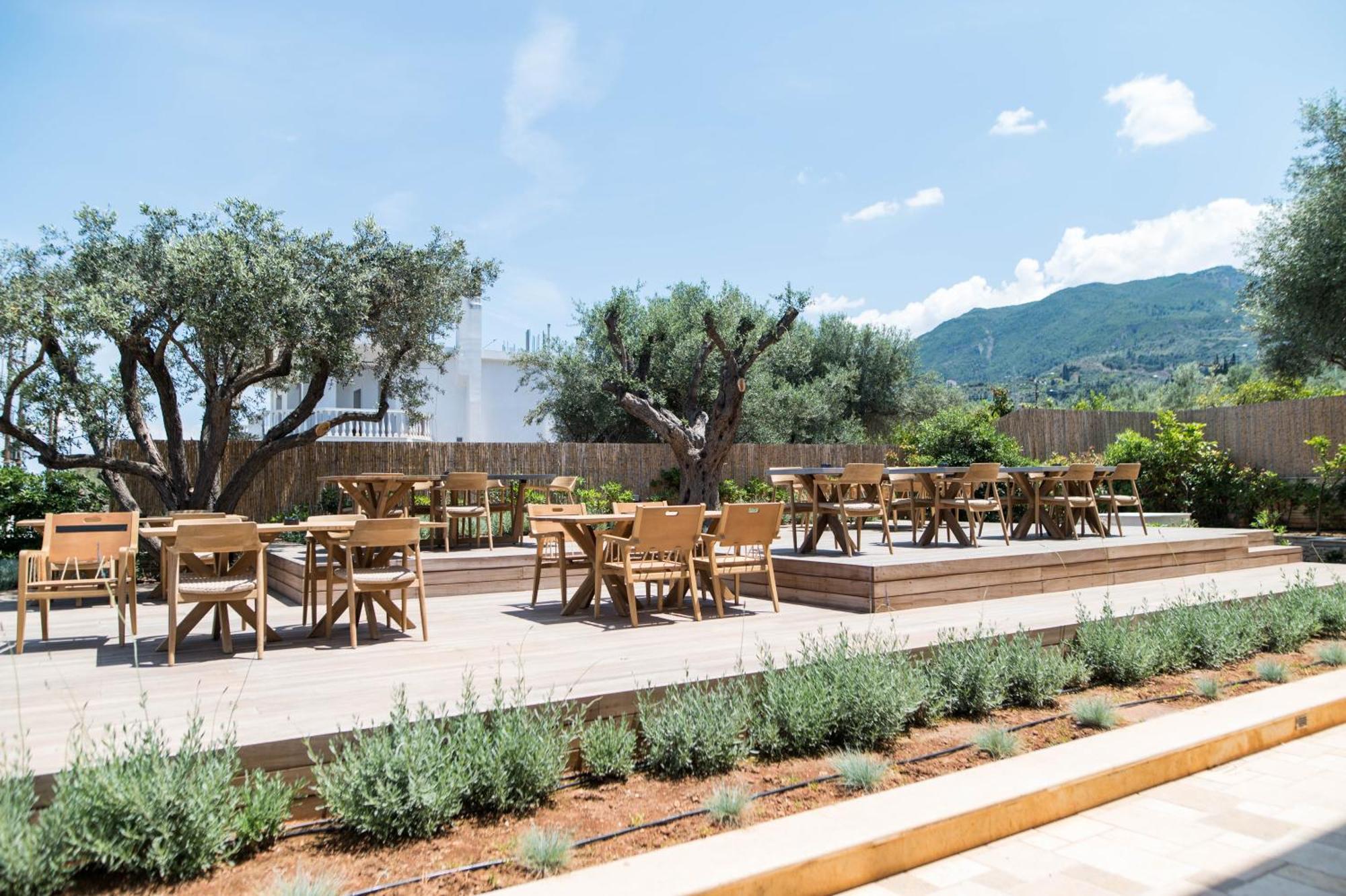 Alissachni Seaside Hotel Derveni Bagian luar foto